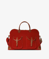 London Duffel Bag Velour - Burgundy | My Style Bags