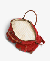 London Duffel Bag Velour - Burgundy - Burgundy | My Style Bags