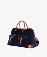 London Duffel Bag Velour - Navy Blue - Navy Blue | My Style Bags