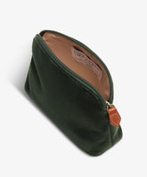 Trousse Medium Velour in Dark Green | My Style Bags