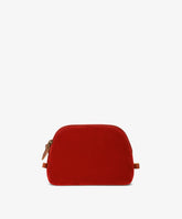 Trousse Small Velour in Red | My Style Bags