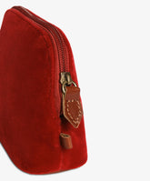 Trousse Small Velour in Red | My Style Bags