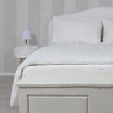 Parure Milano: Set of Duvet Cover and Pillowcases White - White | My Style Bags