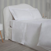 Parure Roma: Set of Sheet, Under-sheet and Pillowcases White | My Style Bags