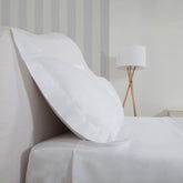 Parure Roma: Set of Sheet, Under-sheet and Pillowcases White - White | My Style Bags