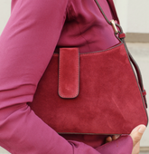 Handbag Cotti Deluxe - Burgundy | My Style Bags