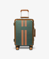 Trolley Cabin - Forest Green with Stripes - Custom Suitcases | My Style Bags