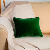 Cushion in Forest Green Velvet 30x40 | My Style Bags