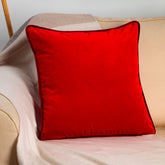 Cushion in Red Velvet 50x50 - Red | My Style Bags