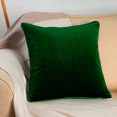 Cushion in Forest Green Velvet 50x50 - Forest Green | My Style Bags