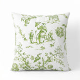 Green Toile Cushion x Fondazione Theodora - Home Decor Accessories | My Style Bags