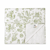 Green Toile Picnic Blanket x Fondazione Theodora - Home Decor Accessories | My Style Bags